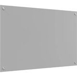  Kuhinjski zid Svijetlo siva 90 x 60 cm Staklo otporno na udarce | Shoptok.si