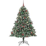vidaXL Umestno božično drevo med 300 LED Zelena 140 x 140 x 210 cm | Shoptok.si