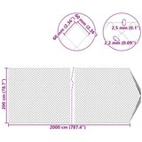  Ograda od lančane veze Zelena 2 x 20 m Čelik - 20 m | shoptok.hr