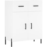 Maison Chic Komoda - Predalnik bela 69,5x34x90 cm inženirski les, (21716221) | Shoptok.si
