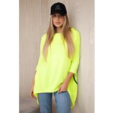 Kesi Sweatshirt with yellow neon print for cycling | shoptok.hr