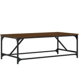  Stolić za kavu smeđa boja hrasta 100x50x35 cm konstruirano drvo | shoptok.hr