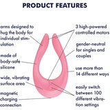 Satisfyer Vibrator za parove Endless Joy, Silikonski, Roze | Eponuda.com