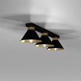 SPOT svetlo DEMET 3xE27/60W/230V crno/zlatno | Eponuda.com