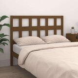  Posteljno vzglavje medeno rjavo 185,5x4x100 cm trdna borovina, (20646337) | Shoptok.si