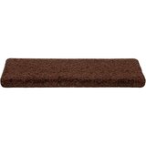  Stopniščne preproge 20 kosov 65x21x4 cm rjave pravokotne robove | Shoptok.si
