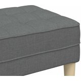  Klupa s jastukom Tamno siva 113 x 57 x 39 cm tkanina | shoptok.hr