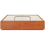  Otomanski krevet Vosak Smeđa 150 x 200 cm Masivna borovina | shoptok.hr