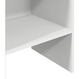 Ormarić za knjige bijeli 40 x 35 x 180 cm konstruirano drvo | Eponuda.com