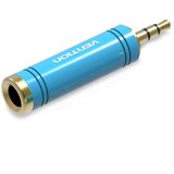 Vention 6.5mm Female to 3.5mm Male Adapter Blue | shoptok.hr
