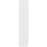 vidaXL Vitrina bela 82,5x30,5x150 cm iverna plošča | Shoptok.si