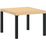  Set vrtnih klupa s jastucima 3 kom crni čelik obložen prahom | shoptok.hr