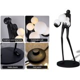  Immax 08808XL - Podna lampa SILUETTE 6xE27/25W/230V, visina 180 cm Human Ball | Eponuda.com