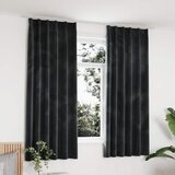  Zavjese za zamračivanje 2 kom baršunaste antracit 140 x 175 cm | shoptok.hr