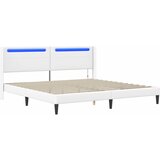  Krevetna konstrukcija Bijela 200 x200 cm Umjetna koža | shoptok.hr
