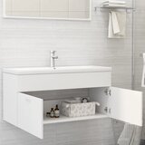 Ormarić za umivaonik bijeli 100x38,5x46 cm konstruirano drvo | shoptok.hr