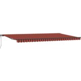vidaXL Automatska uvlačiva tenda narančasta i smeđa 600x300 cm | shoptok.hr