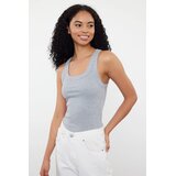 TRENDYOLMILLA Ženska majica TWOSS24AL00060, Siva | Eponuda.com