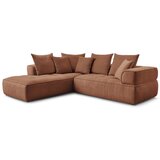 Bobochic Paris Kutna garnitura od šenila boja terakote (s lijevim kutom/u obliku slova L) Whesley – | shoptok.hr