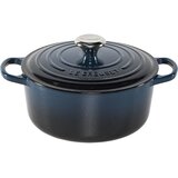 Le Creuset Signature Bräter rund 24 cm nuit | shoptok.hr