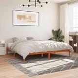 Maison Chic Posteljni okvir - Dvoposteljna postelja - Zakonska postelja brez vzmetnice vošč. rjav 180x200 cm borovina-J4518, (21772886) | Shoptok.si