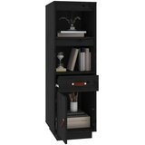  Visoka komoda crni 34 x 40 x 108,5 cm od masivne borovine | Eponuda.com