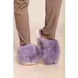 Fenzy Copati Z Umetnim Krznom, Lila | Shoptok.si