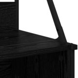  Stalak za odjeću Crni hrast 100 x 41 x 184 cm Konstruirano drvo | shoptok.hr