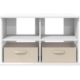  Stojalo za TV s predalom Bela 79 x 40 x 48 cm, (5000238896) | Shoptok.si