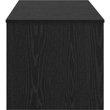 vidaXL Klubska miza Črni hrast 102 x 50,5 x 46,5 cm Konstruiran les | Shoptok.si