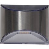 Star Trading Komplet 2 stenskih solarnih LED svetilk iz nerjavečega jekla Wally, višina 8 cm | Shoptok.si