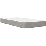  Okvir kreveta s madracem Svijetlo siva 90 x 190 cm Baršun | shoptok.hr