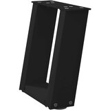 vidaXL noge kavne mizice u-oblika 2 kosa črna 30x(30-31)cm jeklo | Shoptok.si