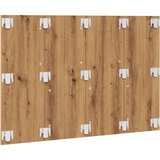 vidaXL Posteljno vzglavje artisan hrast 120x1,5x80 cm konstruiran les | Shoptok.si