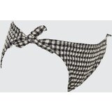 Trendyol Black Gingham Textured Bikini Bottoms | shoptok.hr