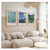 huhu269 - 50 x 70 Multicolor Decorative Framed MDF Painting (3 Pieces)