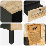  Noćni ormarić Prirodna 40 x 33 x 46 cm Čvrsto drvo manga - 1 | shoptok.hr