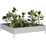  Vrtna posuda za sadnju 100x100x26 cm pocinčani čelik | Eponuda.ba