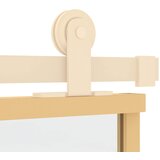  Klizna vrata zlatna 90 x 205 cm prozirno staklo ESG i aluminij | Eponuda.com