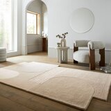 Flair Rugs Ročno tkana volnena preproga v naravni barvi 200x290 cm Lozenge – | Shoptok.si