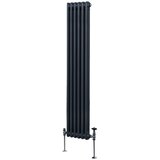 Monster tradicionalni radiator z 2 stolpcema - 1800 x 292 mm - antracitno siva, (21569884) | Shoptok.si