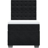 Box spring krevet s madracem crni 90x200 cm baršunasti | shoptok.hr
