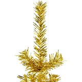  Tanka umjetna polovica božićnog drvca sa stalkom zlatna 150 cm | Eponuda.com