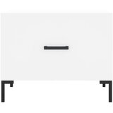  Klubska mizica bela 50x50x40 cm inženirski les, (20797405) | Shoptok.si