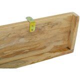  Zidne police 2 kom 110 x 15 x 4 cm od masivne tikovine | Eponuda.com