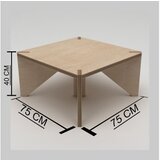 Hanah home sto za kafu prirodno drvo pura | ePonuda.com