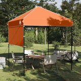 Šator s nadstrešnicom Narančasta 194 x 194 x 251 cm tkanina | shoptok.hr