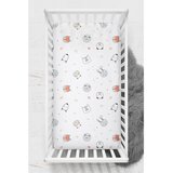  Safari Orange Khaki Ranforce Baby Fitted Sheet | Eponuda.com