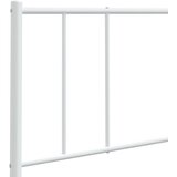  Metalno zamjensko uzglavlje bijelo 135 cm | Shoptok.si