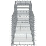  Obokana gabionska košara 9 kosov 400x50x60/80cm cinkano železo | Shoptok.si